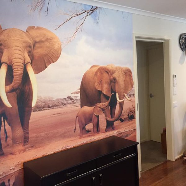 Elephants-600x600 Completed Projects | Wallpaper Prints